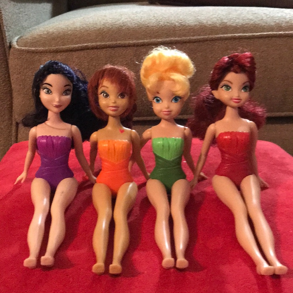 Disney 2011  Tinkerbell and Friends Dolls Lot!